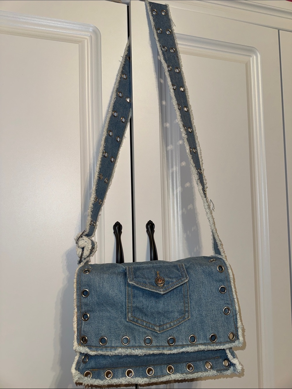 Anthropologie Denim Jacko Jeans Shoulder Bag - Picture 11 of 11